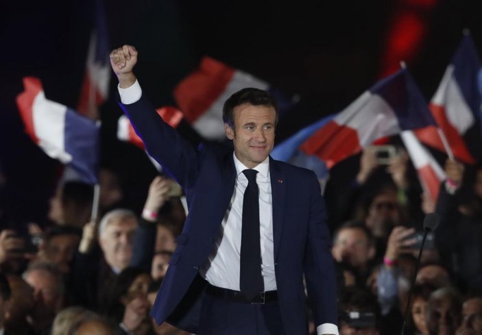 Fransa'da Macron yeniden Cumhurbaşkanı oldu