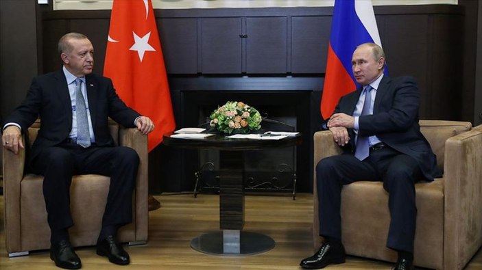 Cumhurbaşkanı Erdoğan, Vladimir Putin ile görüştü