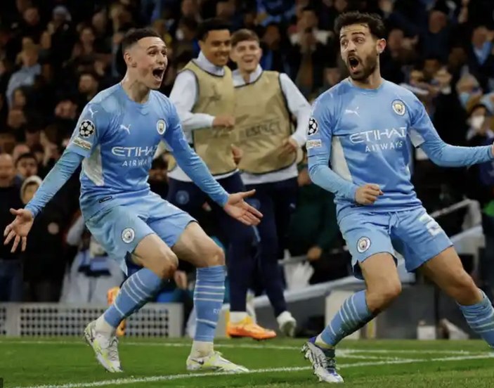 Manchester City - Real Madrid maçında gol düellosu