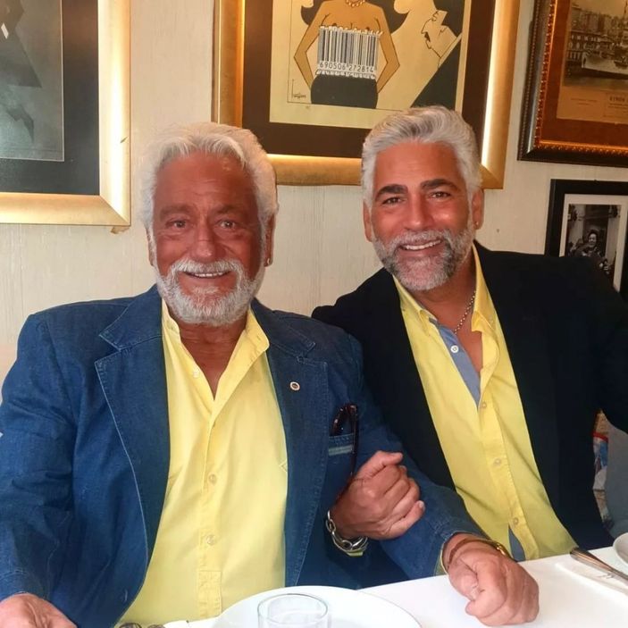 Tepeden tırnağa aynı! Fedon ve oğlu Theo Kalyoncu'yu görenler ayırt edemiyor