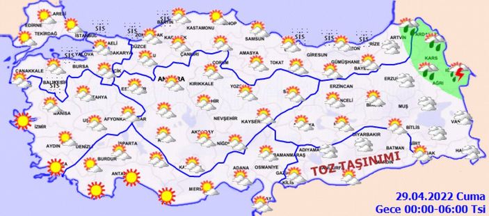 Meteoroloji'den yeni hava durumu raporu! Sıcak hava için fazla mı dua ettik ne... Yanıyoruz galiba