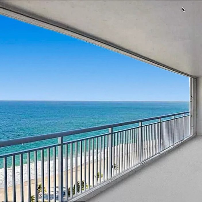 Petek Dinçöz Miami'deki denize sıfır lüks evini paylaştı