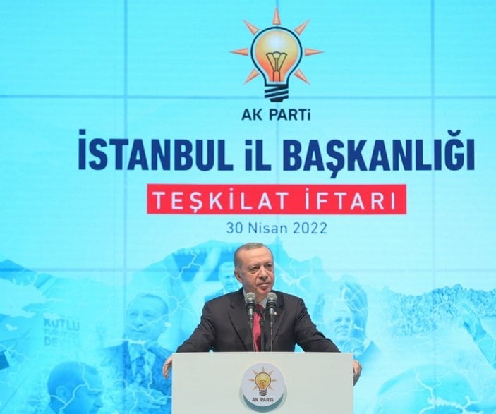 Cumhurbaşkanı Erdoğan AK Partililerle iftarda bir araya geldi
