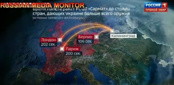 Rus devlet televizyonunda nükleer silah tehdidi