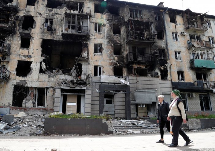 Saldırı altındaki Mariupol'ün son hali