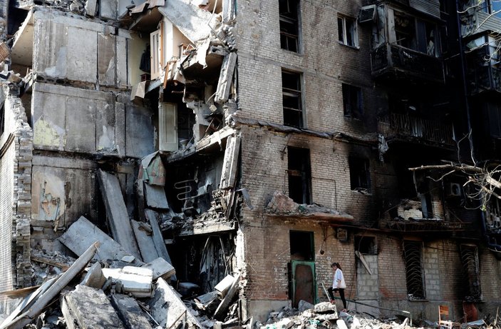 Saldırı altındaki Mariupol'ün son hali