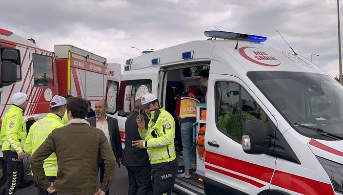 a Anadolu Otoyolu'nda kaza: 1 ölü 5 yaralı
