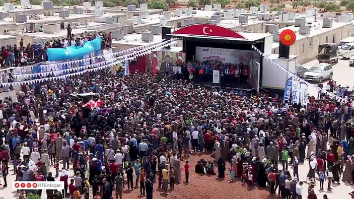 Cumhurbaşkanı Erdoğan'dan Suriyelilerin dönüşü için yeni proje açıklaması