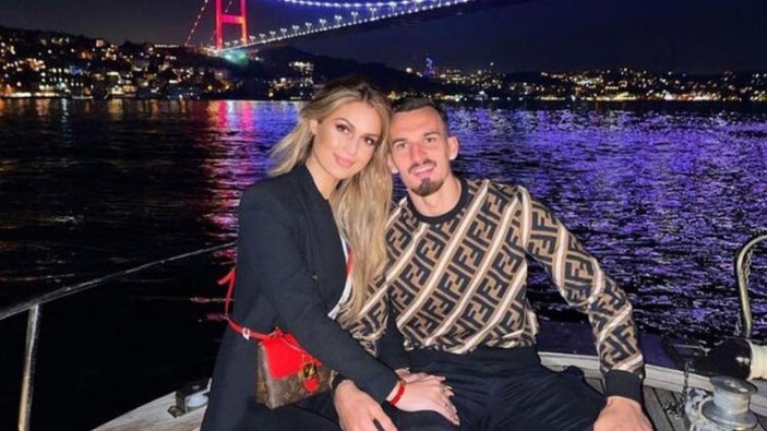 Fenerbahçeli Berisha'ya, sevgiliye darp iddiasıyla uzaklaştırma kararı verildi