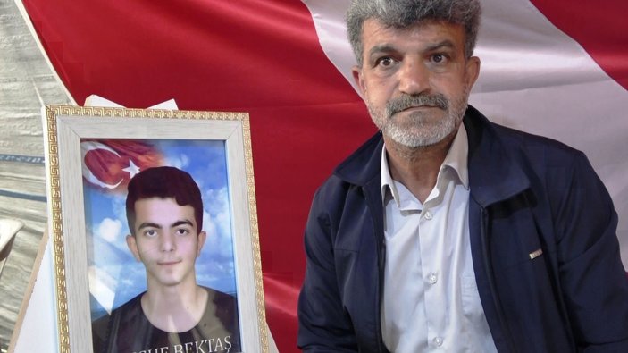 Diyarbakır'da evlat nöbetindeki baba, 6 bayramdır oğlunu göremiyor