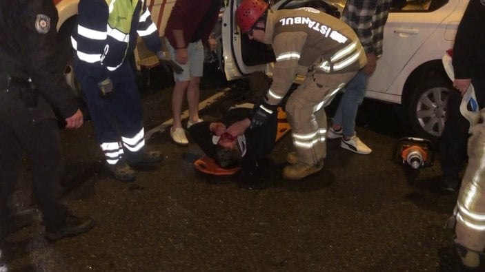 Pendik'te kazalar peş peşe geldi: 2 kişinin durumu ağır