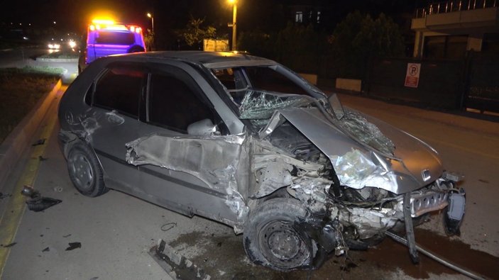 Kırıkkale'de kaza yapan alkollü sürücüye 5 bin 474 lira ceza
