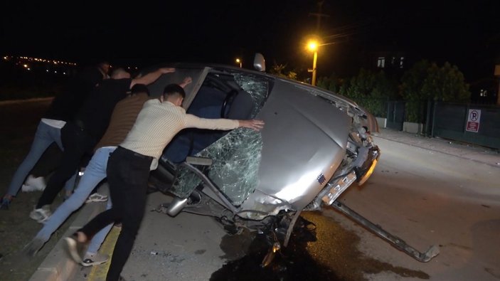 Kırıkkale'de kaza yapan alkollü sürücüye 5 bin 474 lira ceza