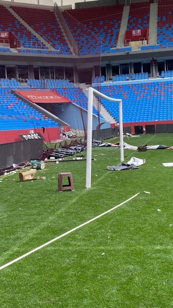 Trabzonspor'da stat, şampiyonluğun ardından hasar aldı