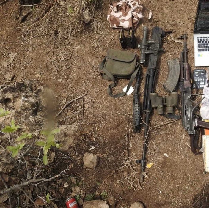 Pençe-Kilit bölgesinde PKK mühimmatları ele geçirildi