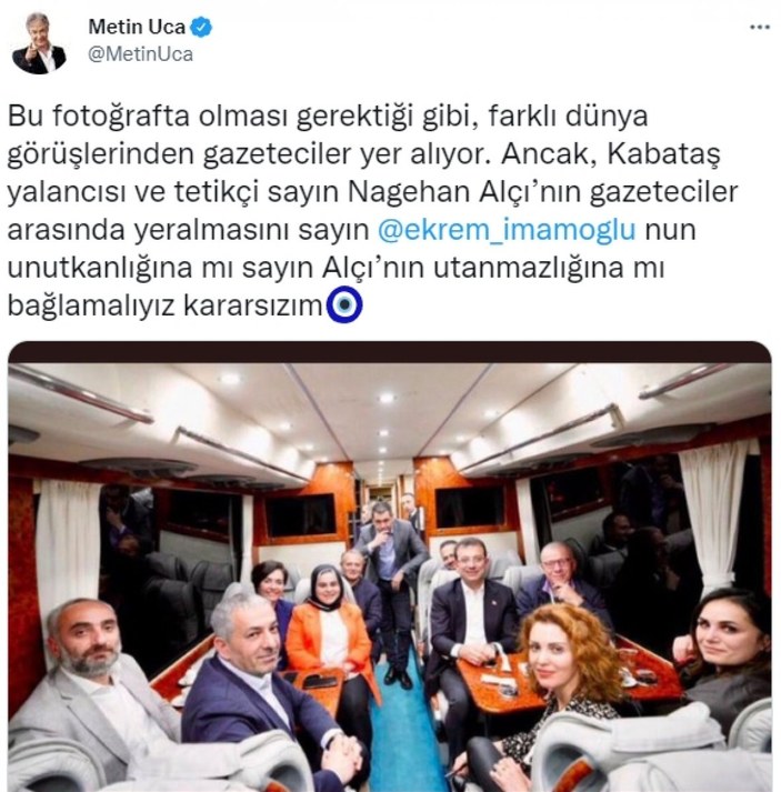 Ekrem İmamoğlu'nun otobüs fotoğrafına tepkiler