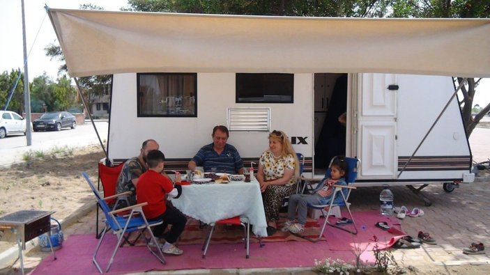 Antalya'da, bayramda karavan tatiline ilgi arttı