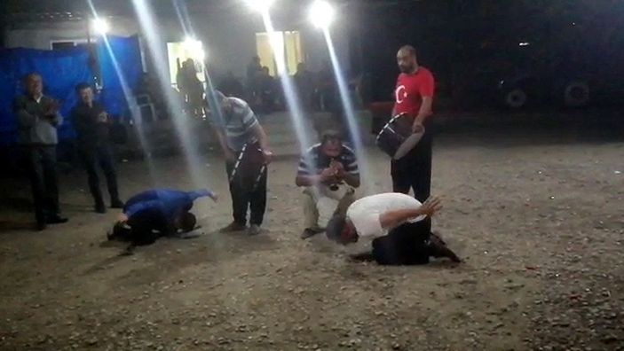 Osmaniye’de zurnacının maganda kurşununa kurban gittiği anlar