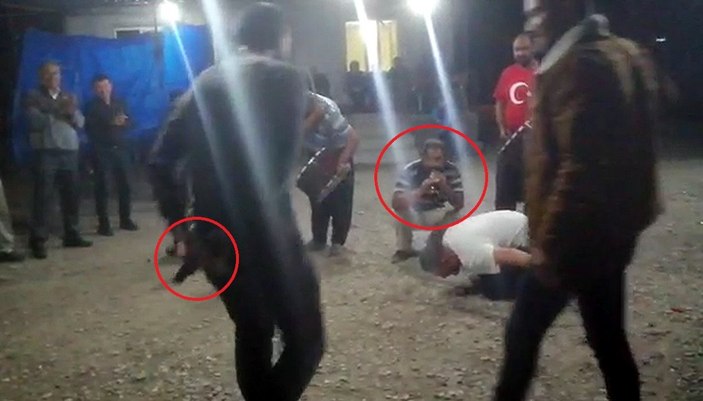 Osmaniye’de zurnacının maganda kurşununa kurban gittiği anlar