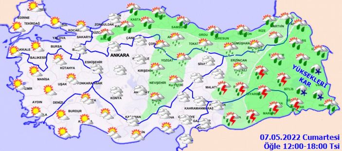 Meteoroloji'den yeni hava durumu raporu!
