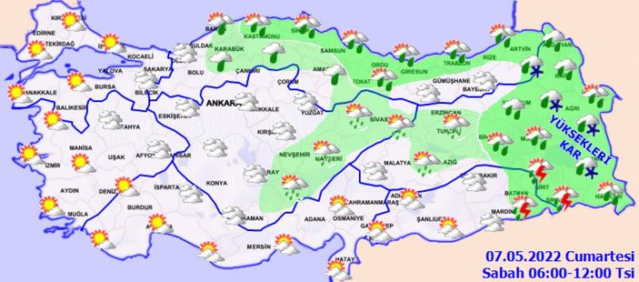 Meteoroloji'den yeni hava durumu raporu!