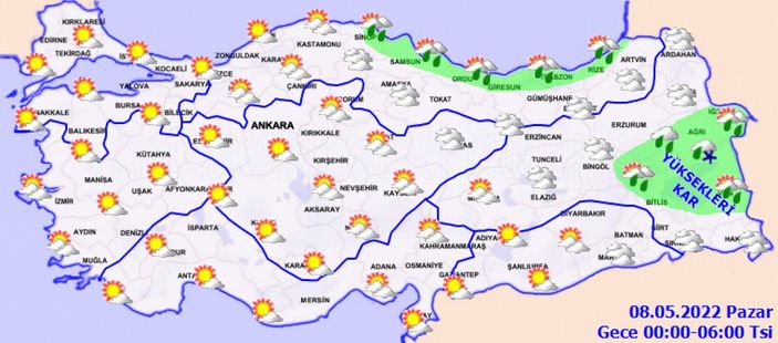 Meteoroloji'den yeni hava durumu raporu!