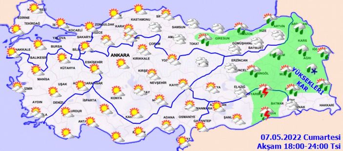 Meteoroloji'den yeni hava durumu raporu!