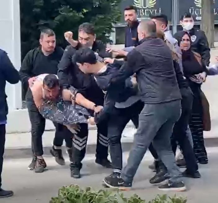 i Kocaeli'de hastanedeki kuzenler birbirine girdi