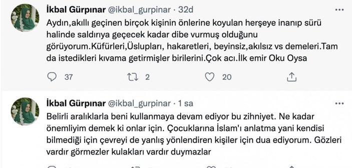 İkbal Gürpınar'ın Suriyelilerle ilgili '15 Temmuz' iddiası dolaşıma girdi