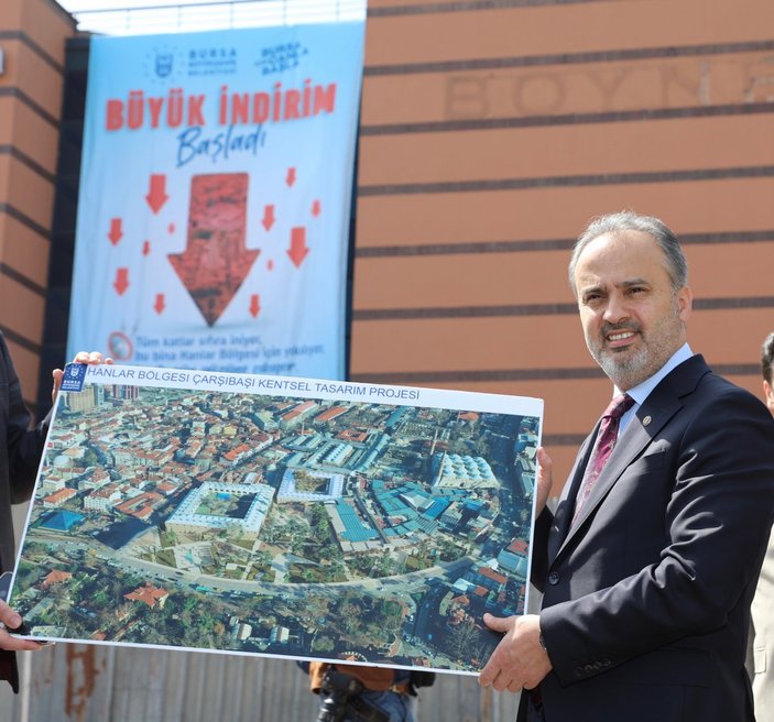 Bursa'daki tarihi proje için geri sayım