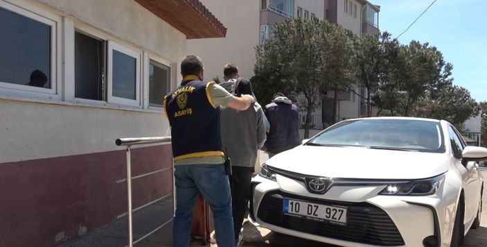 i Balıkesir'de oğlak hırsızlarına gözaltı