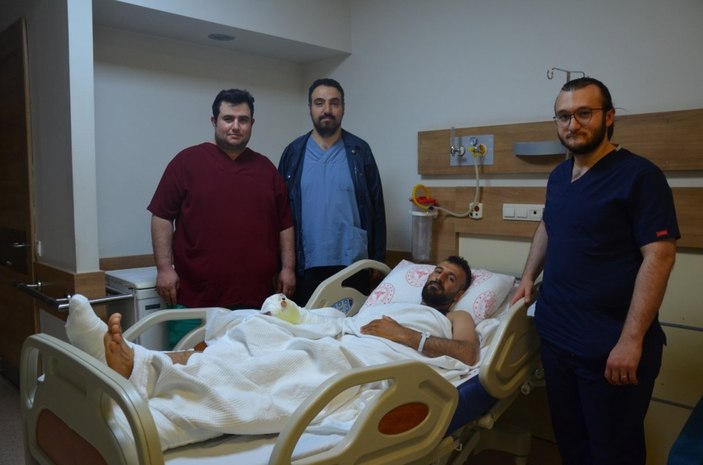 Şanlıurfa'da kopan başparmağının yerine ayak parmağı dikildi