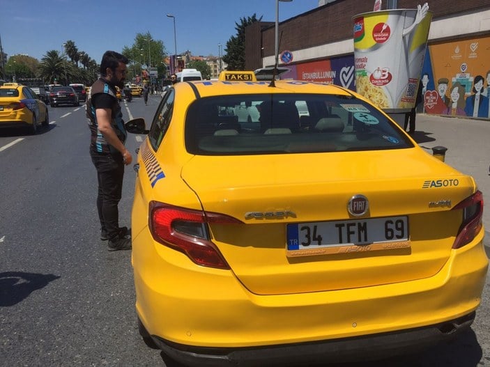 İstanbul'da taksi şoförlerine ceza yağdı