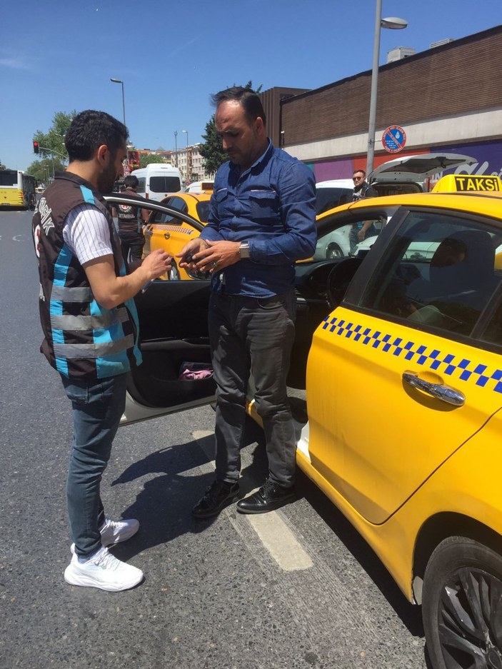 İstanbul'da taksi şoförlerine ceza yağdı