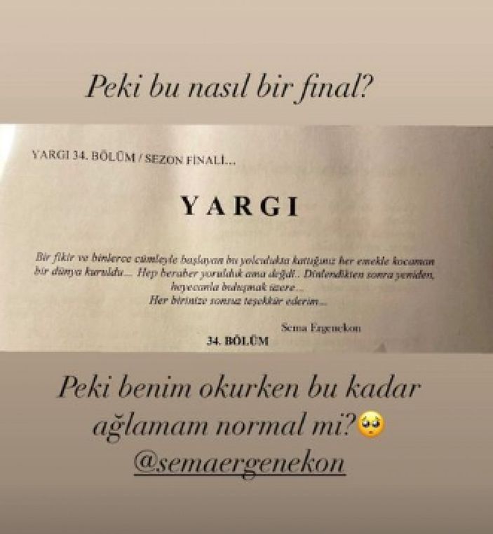 Yargı dizisi izleyicilerini üzecek haber! Sezon finali tarihi belli oldu