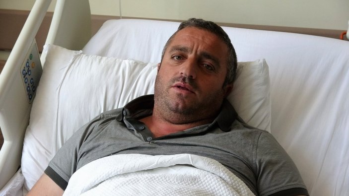 Tokat'ta ayıyla güreşen adam, kene yüzünden hastanelik oldu