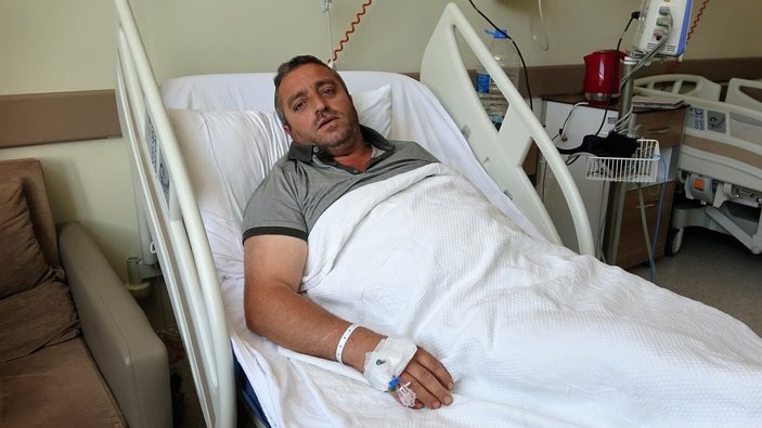 Tokat'ta ayıyla güreşen adam, kene yüzünden hastanelik oldu