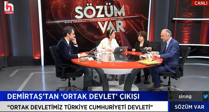 Halk TV canlı yayınında Selahattin Demirtaş övgüsü