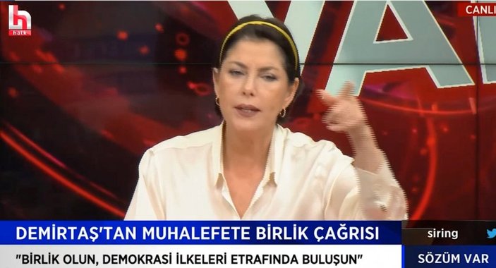 Halk TV canlı yayınında Selahattin Demirtaş övgüsü