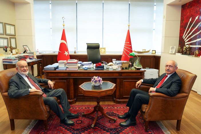 Temel Karamollaoğlu, Kemal Kılıçdaroğlu'nu ziyaret etti