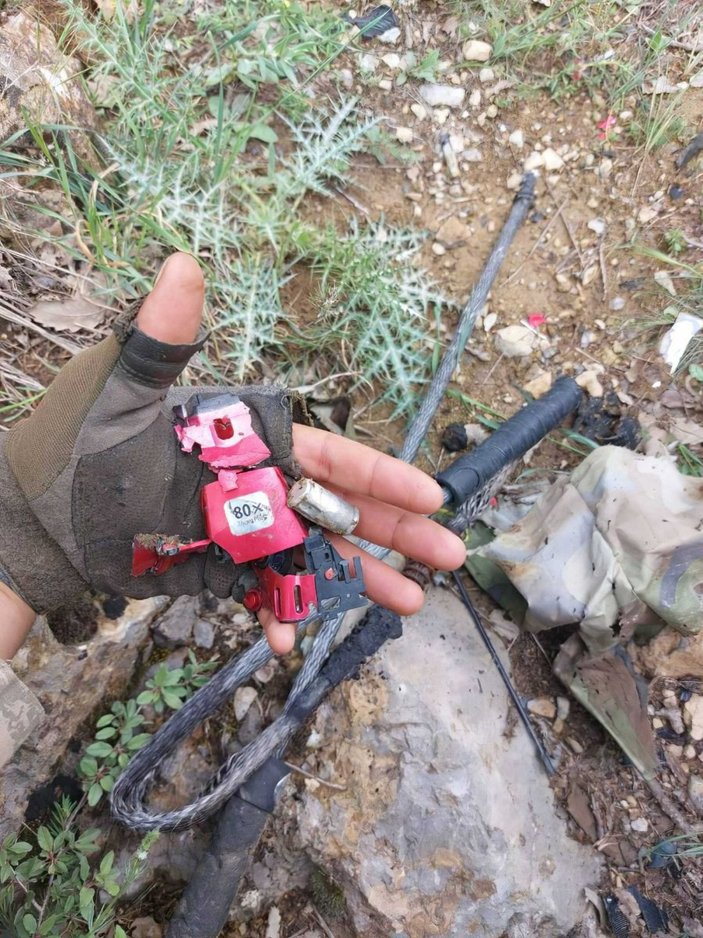 Irak'ın kuzeyinde, PKK'ya ait çok sayıda silah ve mühimmat ele geçirildi