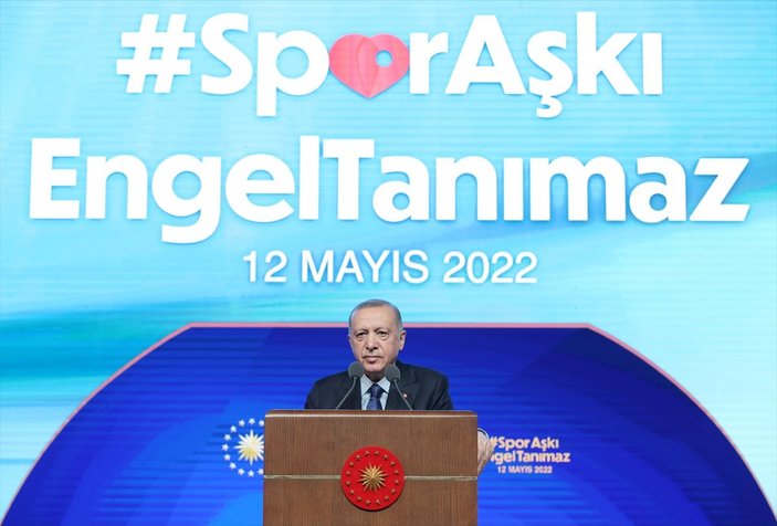 Cumhurbaşkanı Erdoğan'dan engelli sporculara tam destek