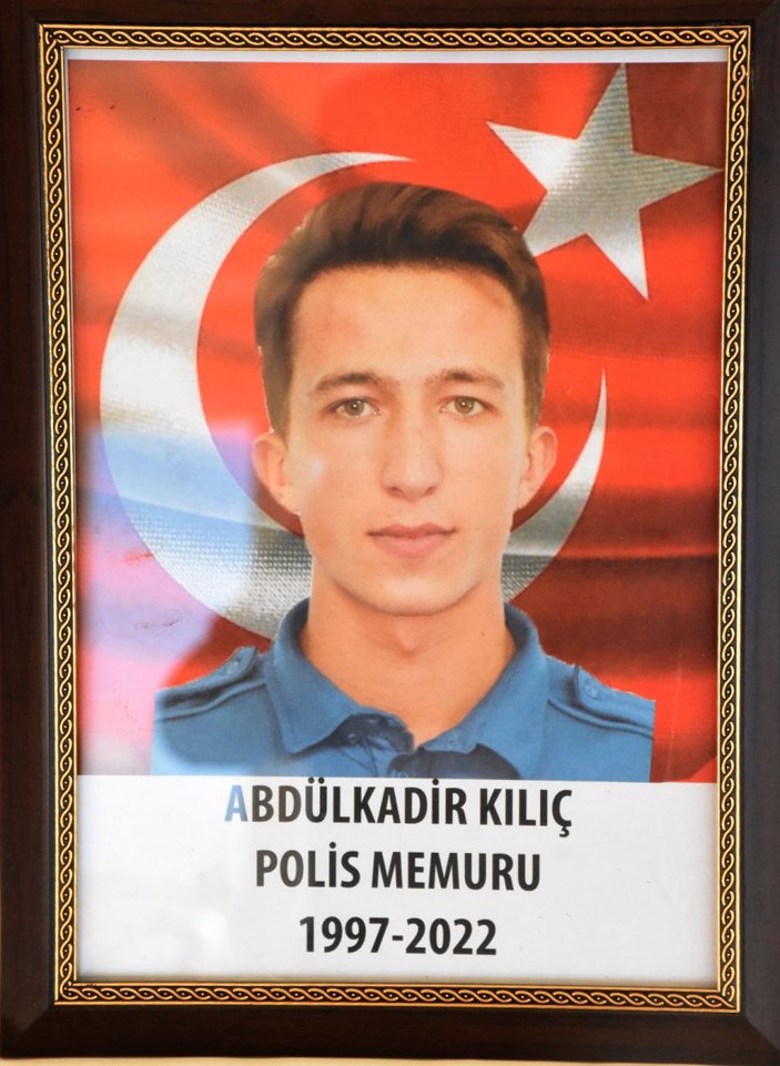 Kazada ölen polis memuru Abdülkadir Kılıç toprağa verildi