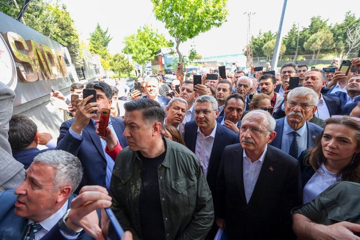 Kemal Kılıçdaroğlu SADAT'a gitti içeri giremedi