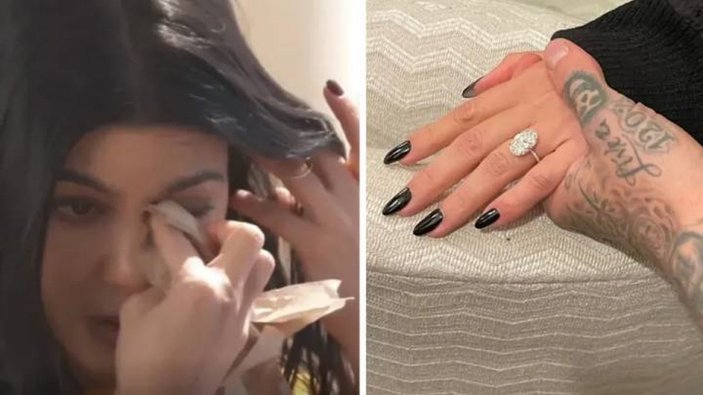 Kourtney Kardashian 1 milyon dolarlık yüzüğü kırdı