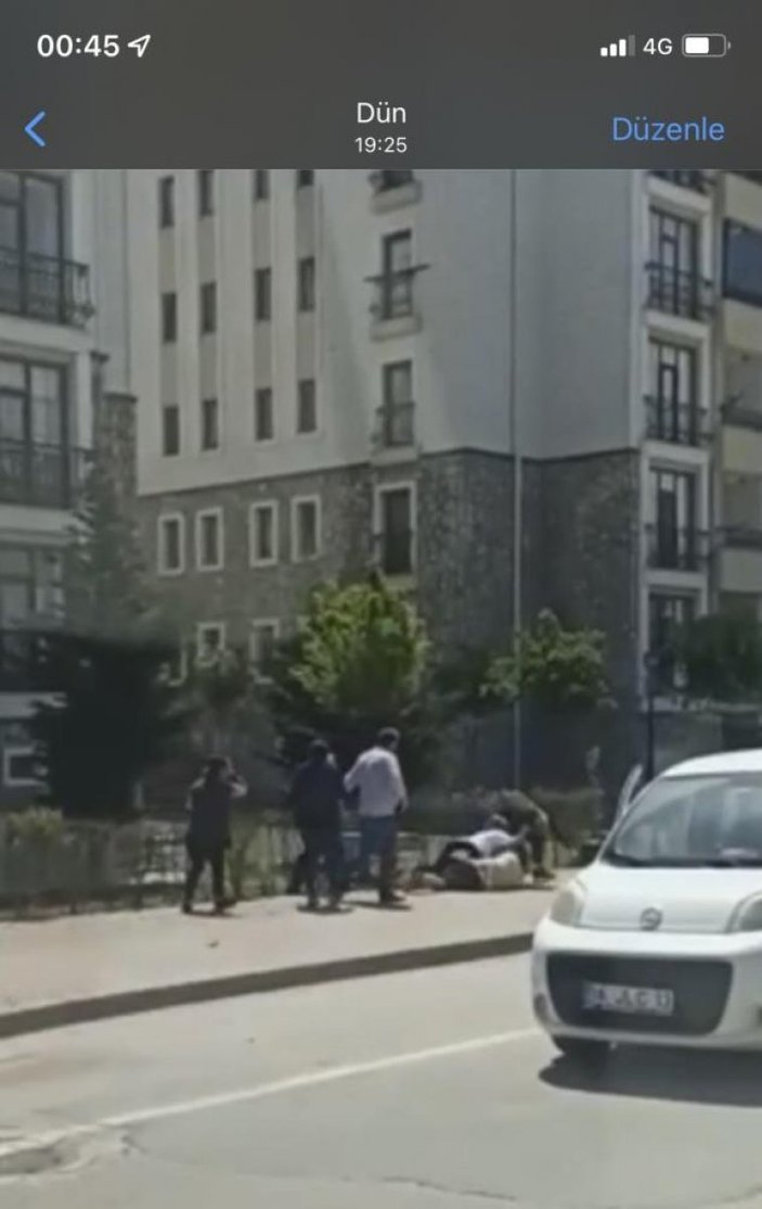 Bursa'da iki sürücü arasında yol kavgası çıktı