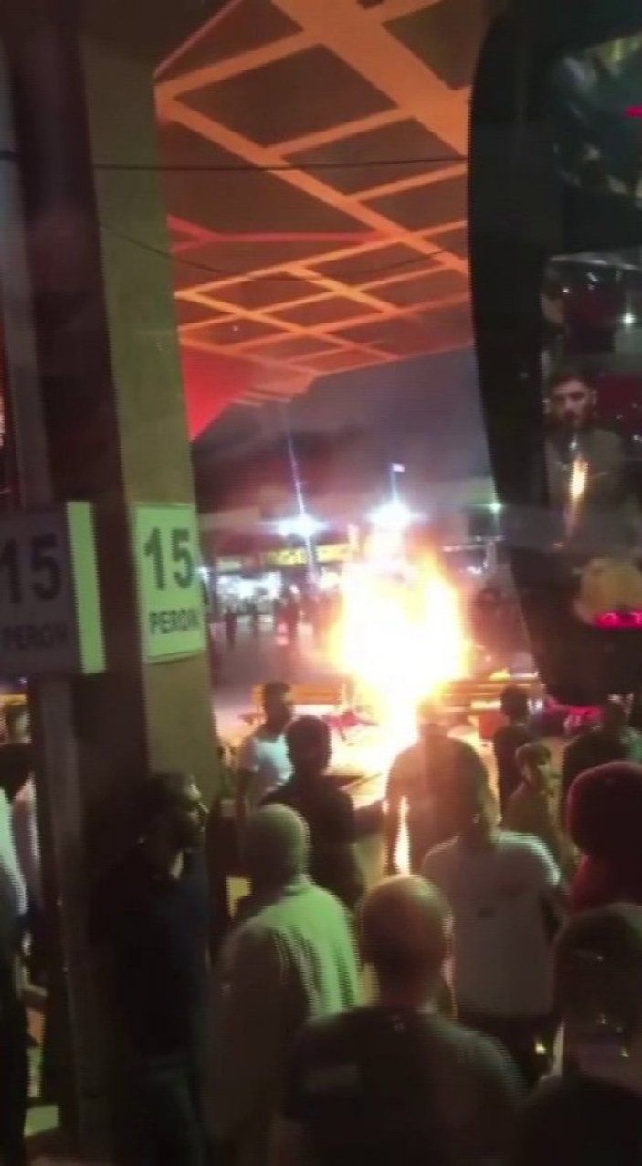Adana'da yangına şalgamla müdahale