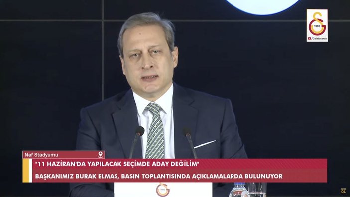 Burak Elmas: 11 Haziran'da aday olmayacağım