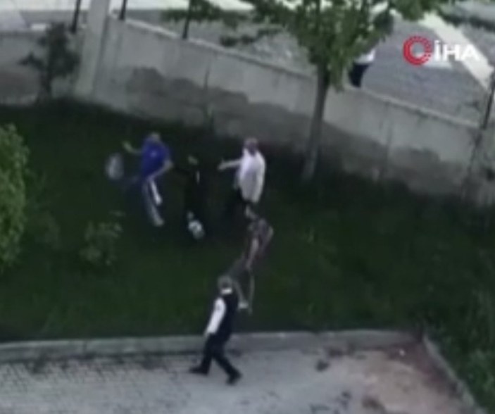 Ankara’da saldırgan şahıs, eski eşini darbedince dayak yedi