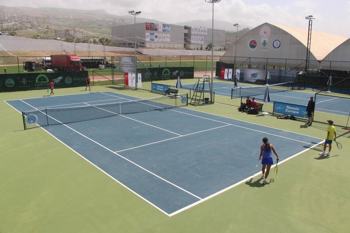 Şırnak'ta Uluslararası Cudi Cup Tenis Turnuvası başladı